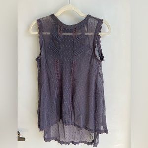 Free People S purple shirt top